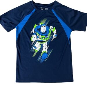 Disney Buzz Light Year Blue Short Sleeve Tee Shirt for Kids